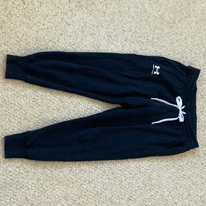 Under Armour black joggers. Women’s large.